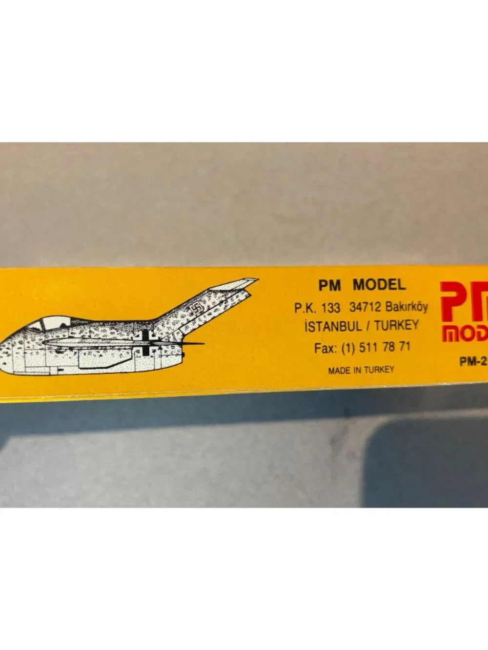 Vintage PM Model 1/72 Focke Wulf Ta-183 Huckebein German Jet Fighter Kit PM-213